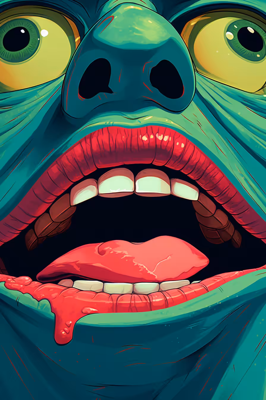 a_digital_drawing_of_a_face_that_has_a_mouth_out
