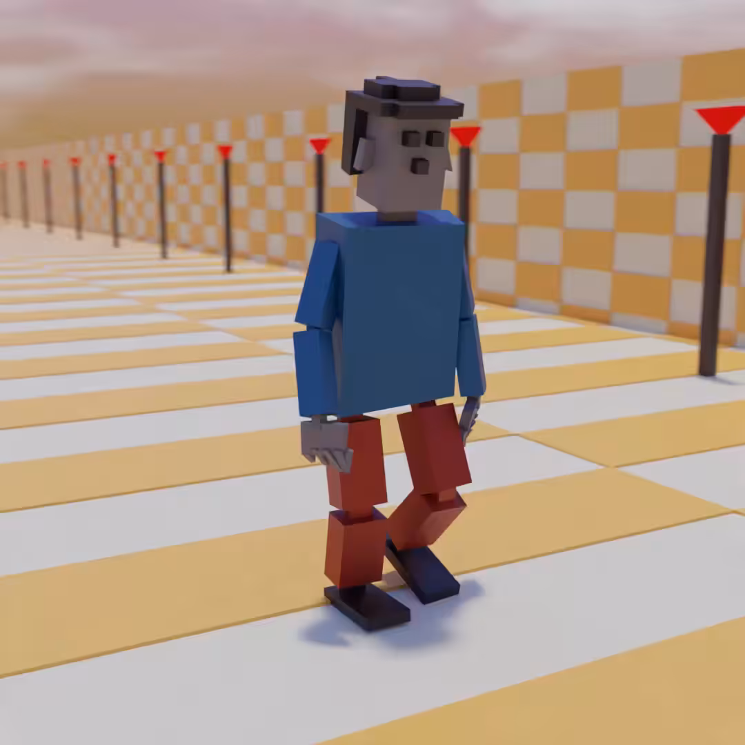 Voxel Walker Punk #0005