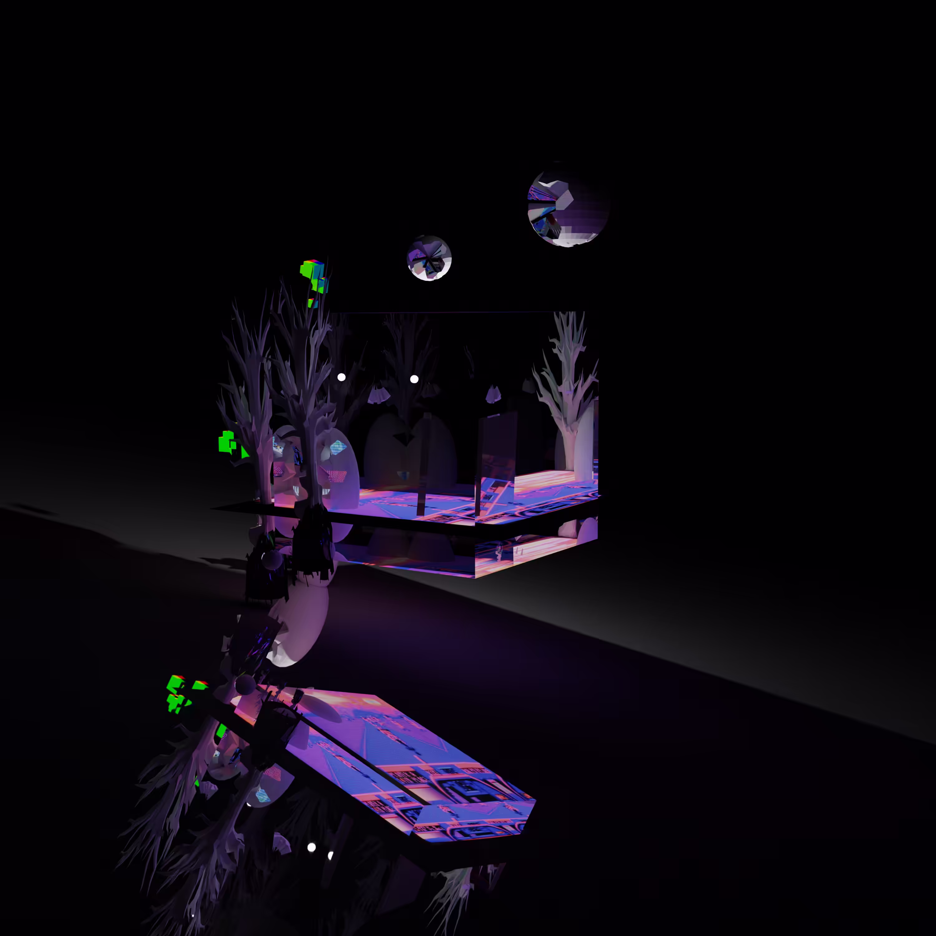 Tiny Home by the River in the Void