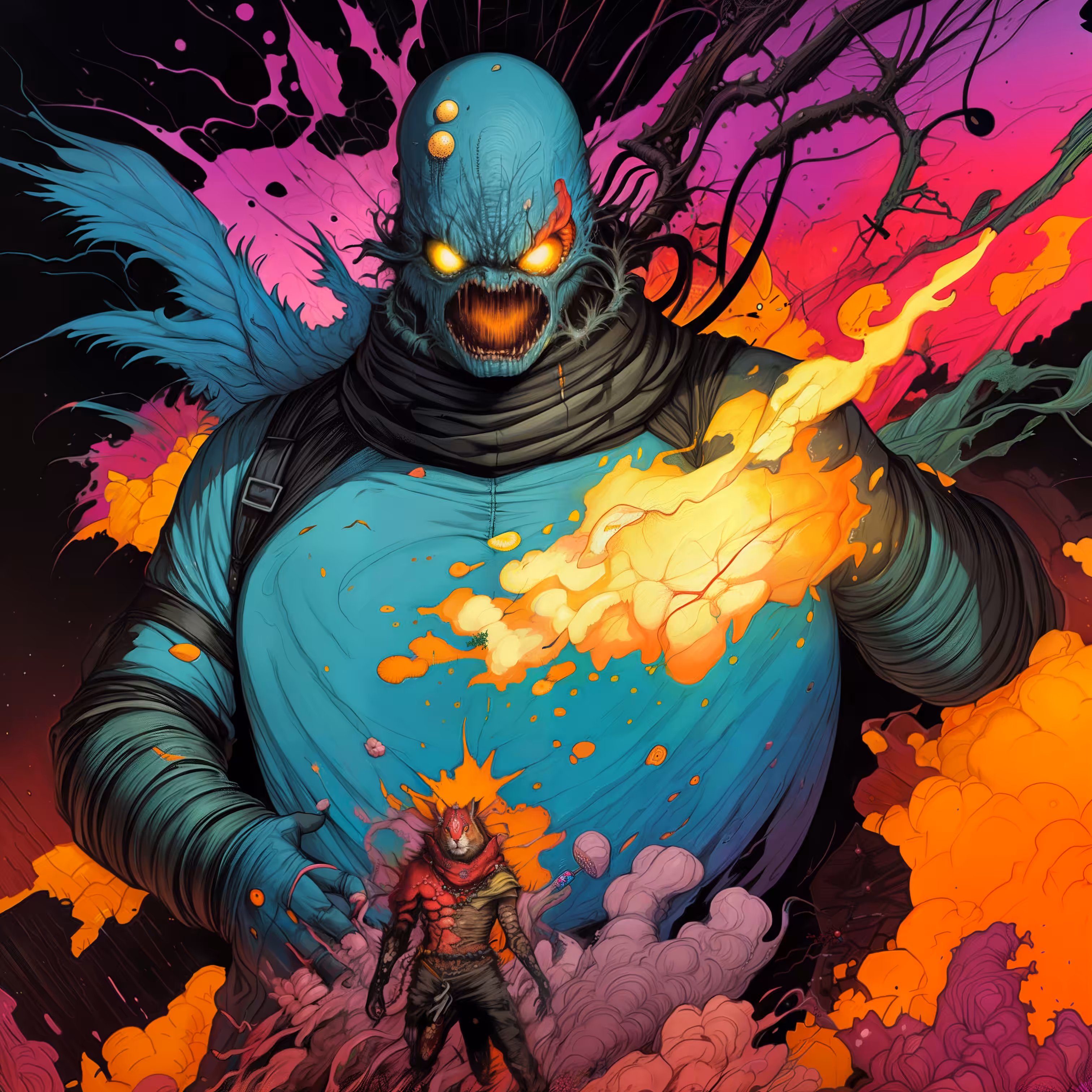 The Fiery Confrontation