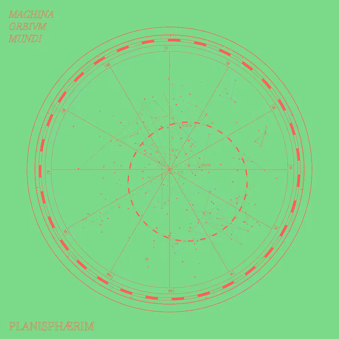 A Fictional Map Of Constellations #62