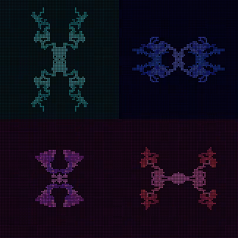 Dither Creatures 2x2 #79