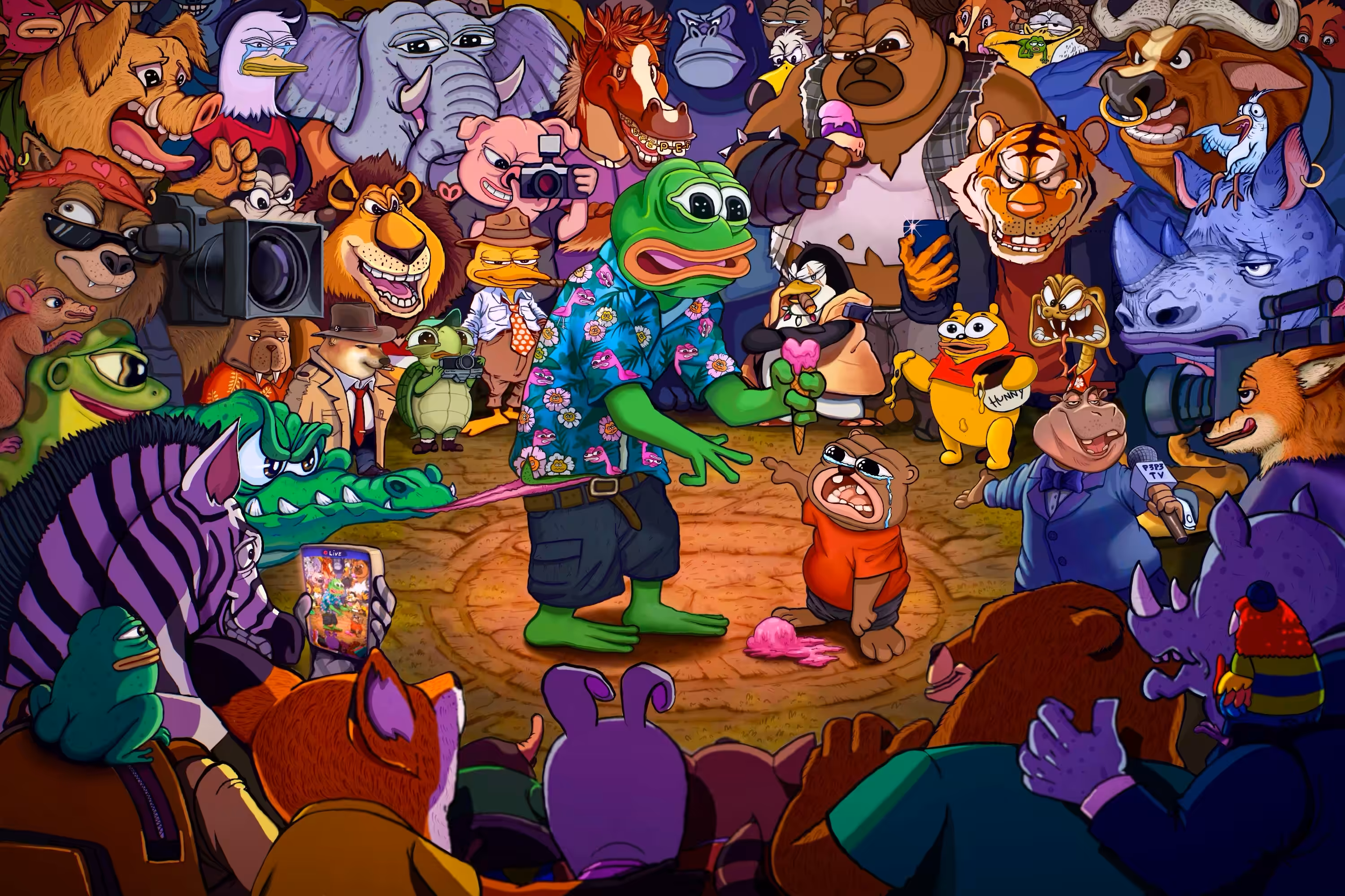 🐸 Pepe and the little Bear 💖