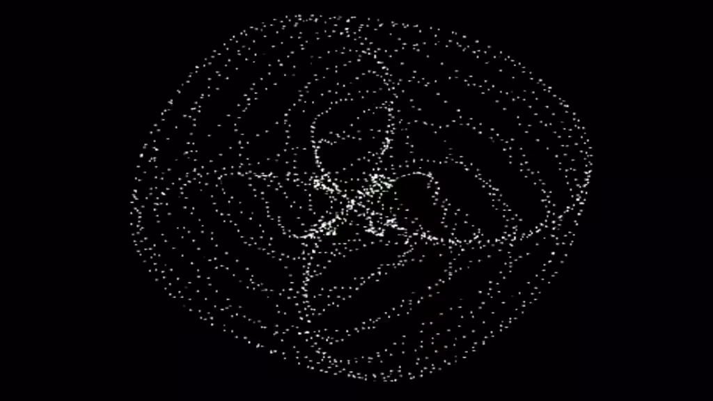 Floating points resonating vortex