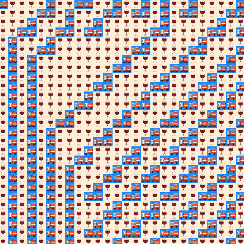 Elementary Cellular Emoji Automata #310