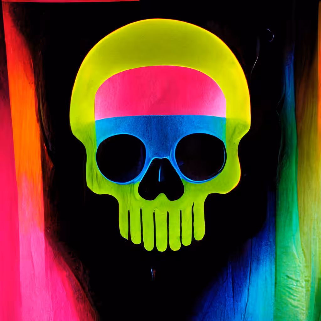 Neon Skull 04