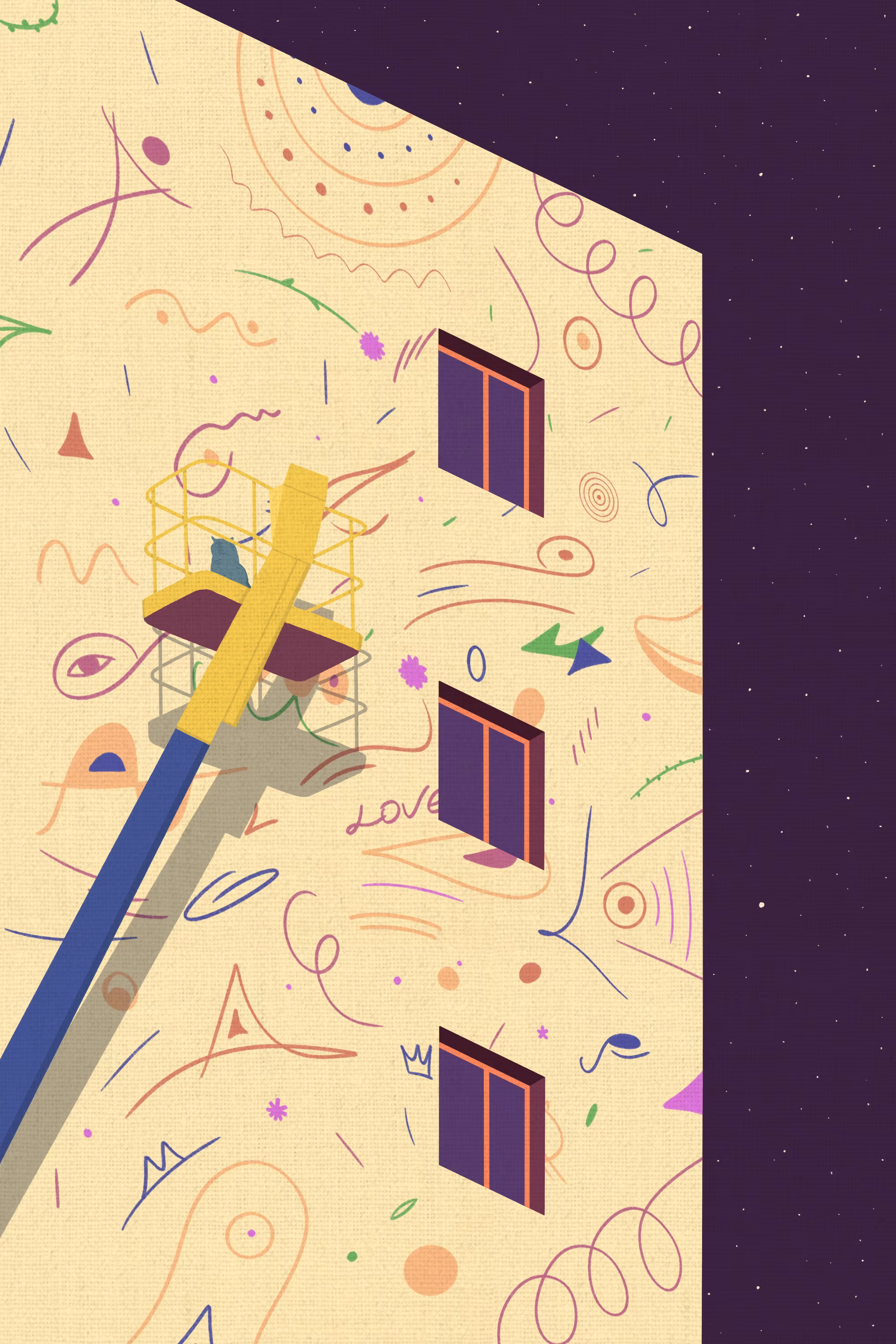 Night mural