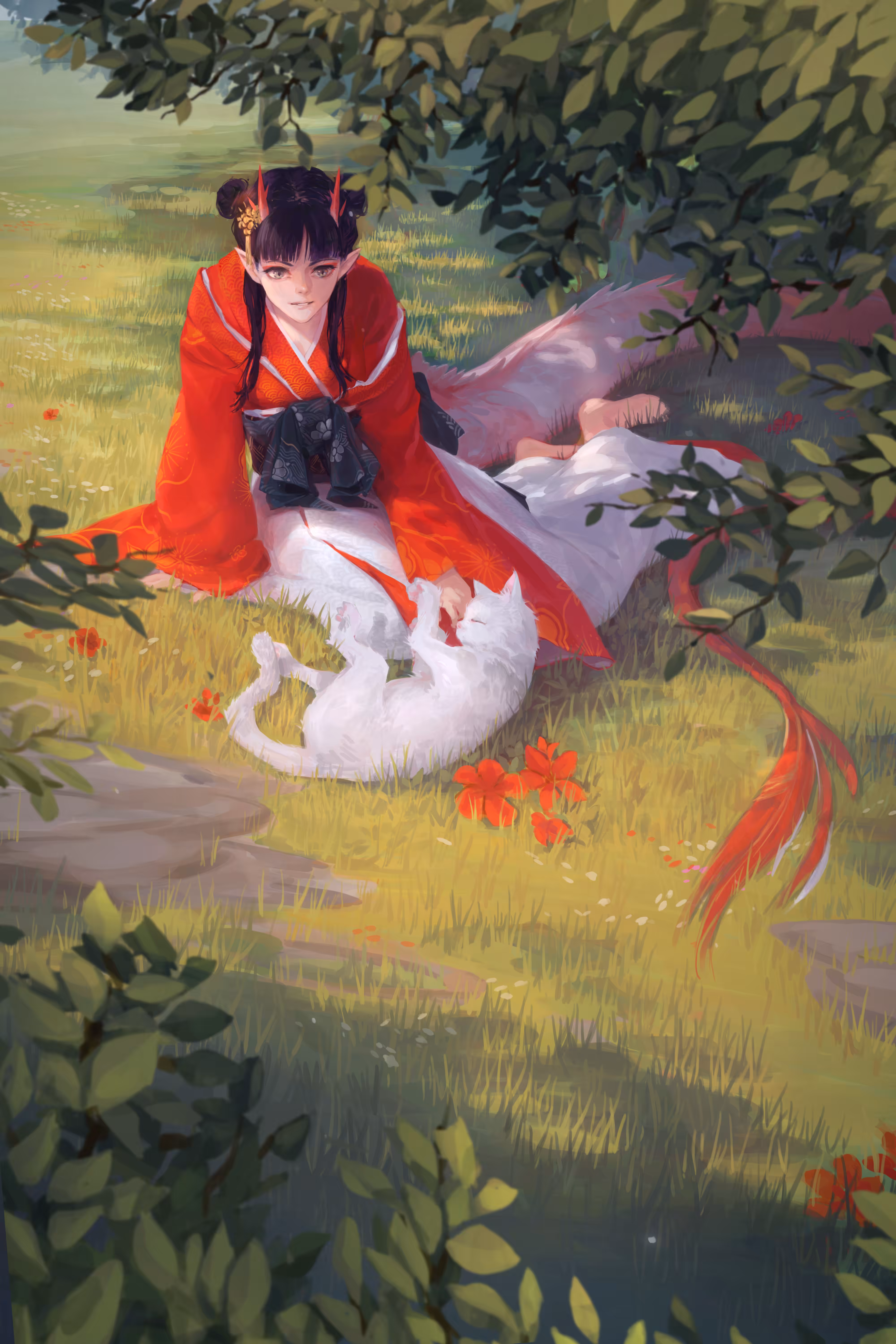 Dragon and Cat