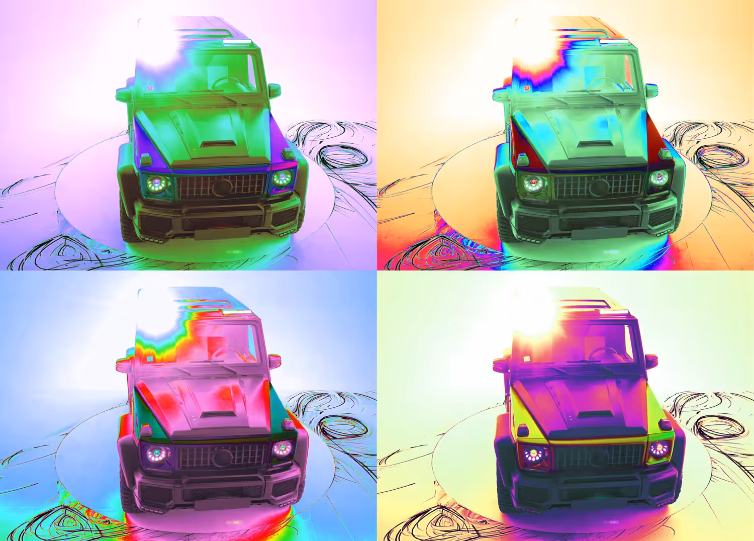 Rainbow SUV beast ready for Space Ride N1