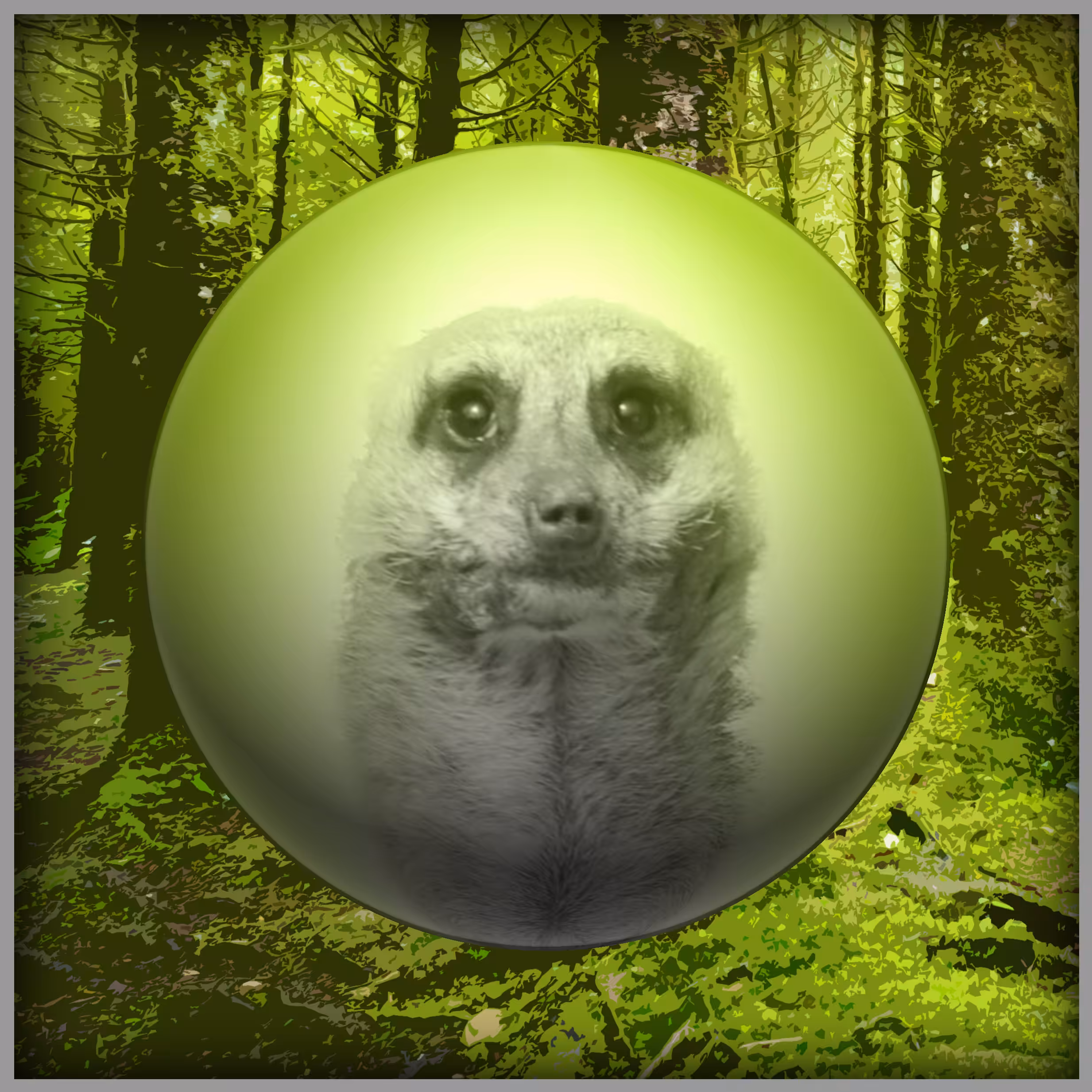 Animal Series No.3 Staring Meerkat
