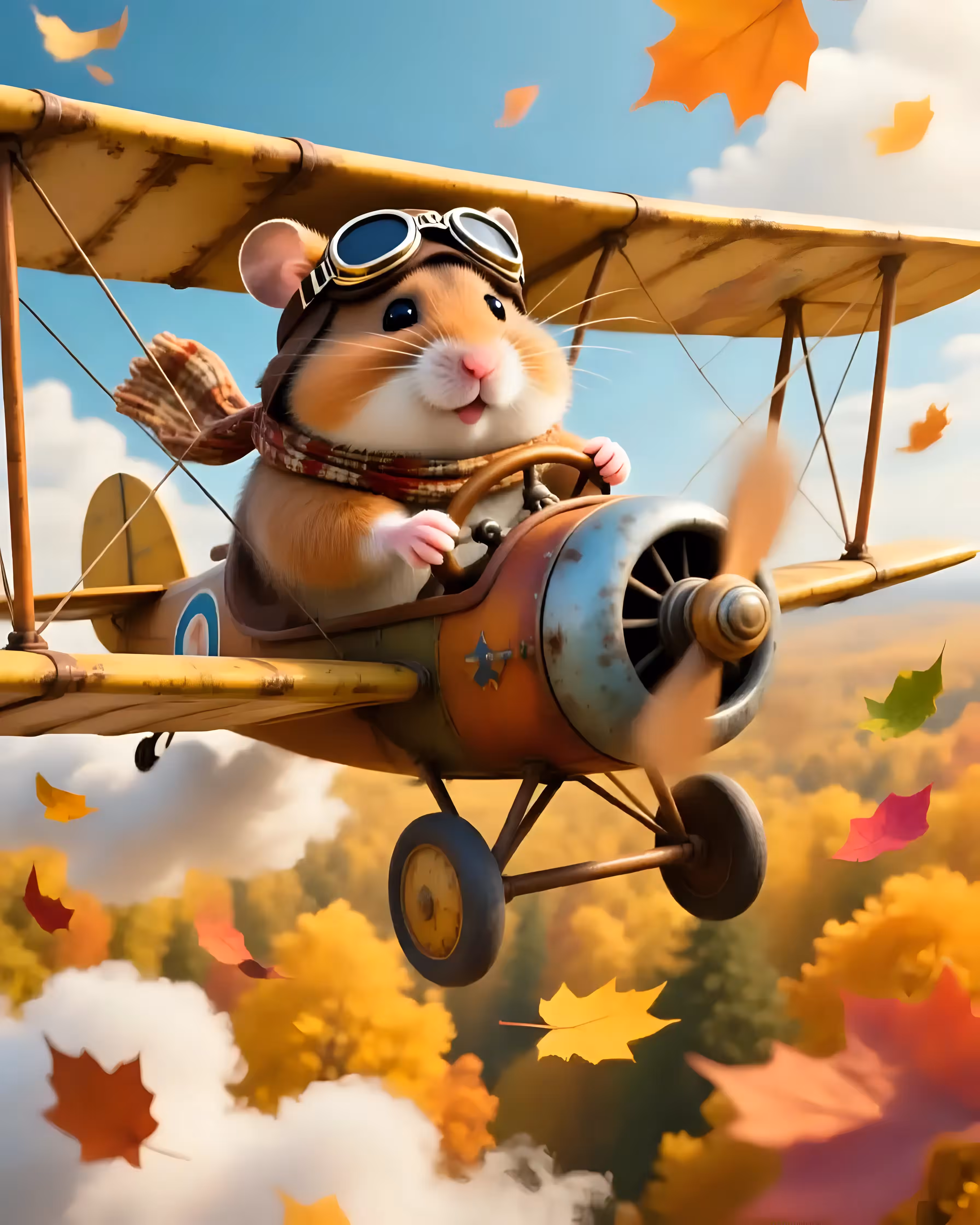 Airplane hamster 