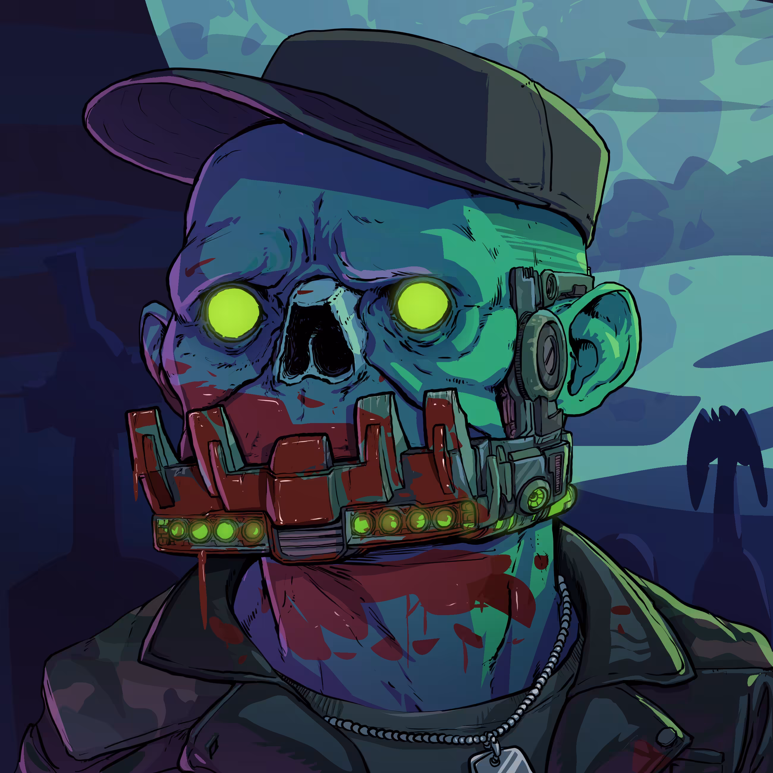 Ethan S Brewerton x Deadfellaz Draw the Undead 2021