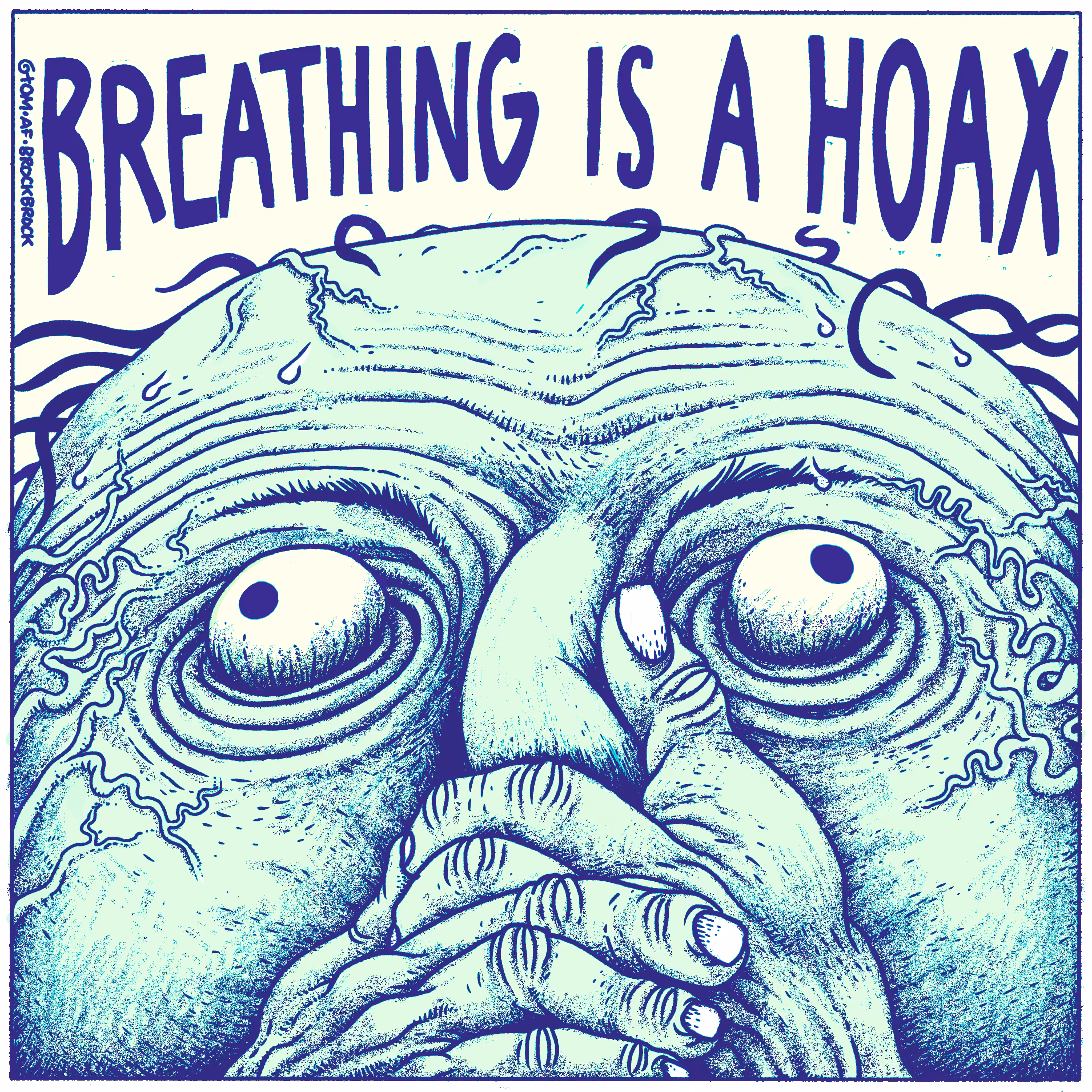 Breathing is a hoax