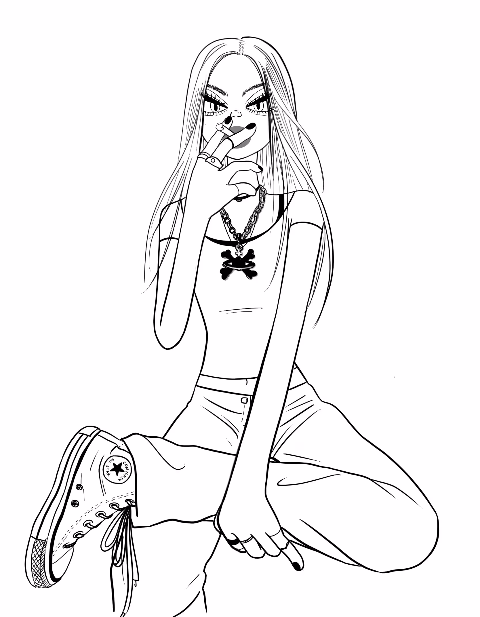 girl who smokes