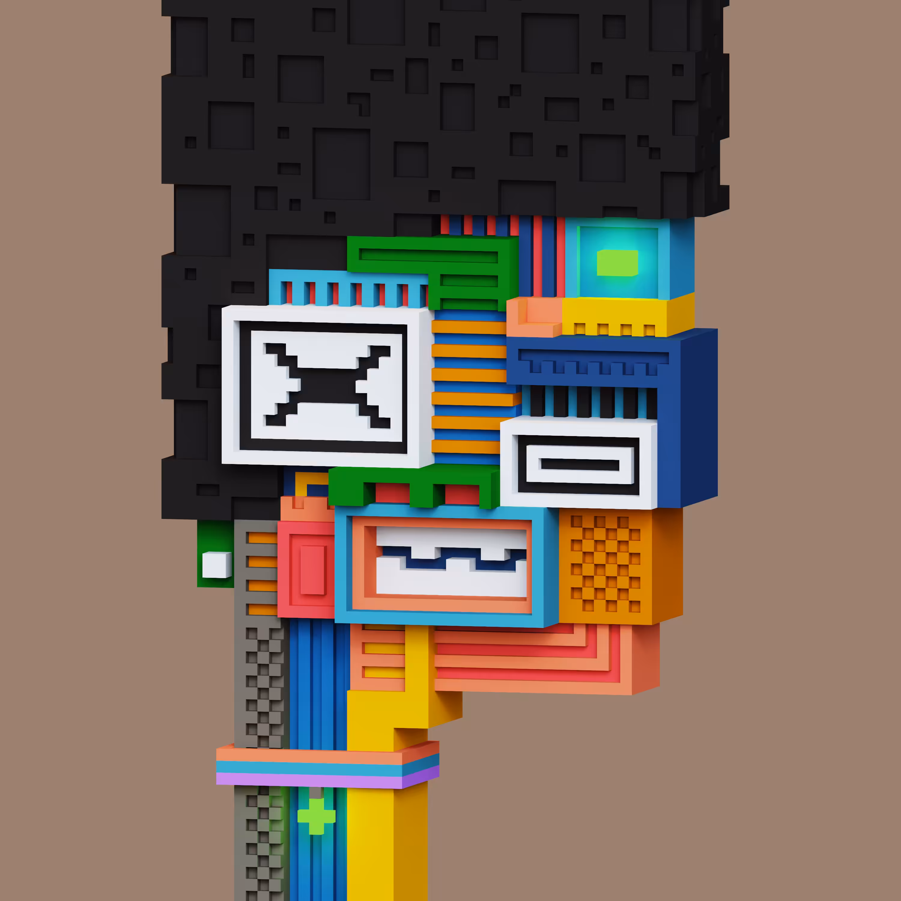 Pop Cubism Voxel