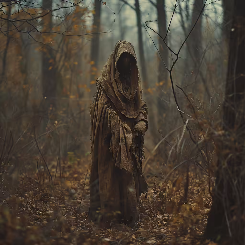 Alone in the woods
