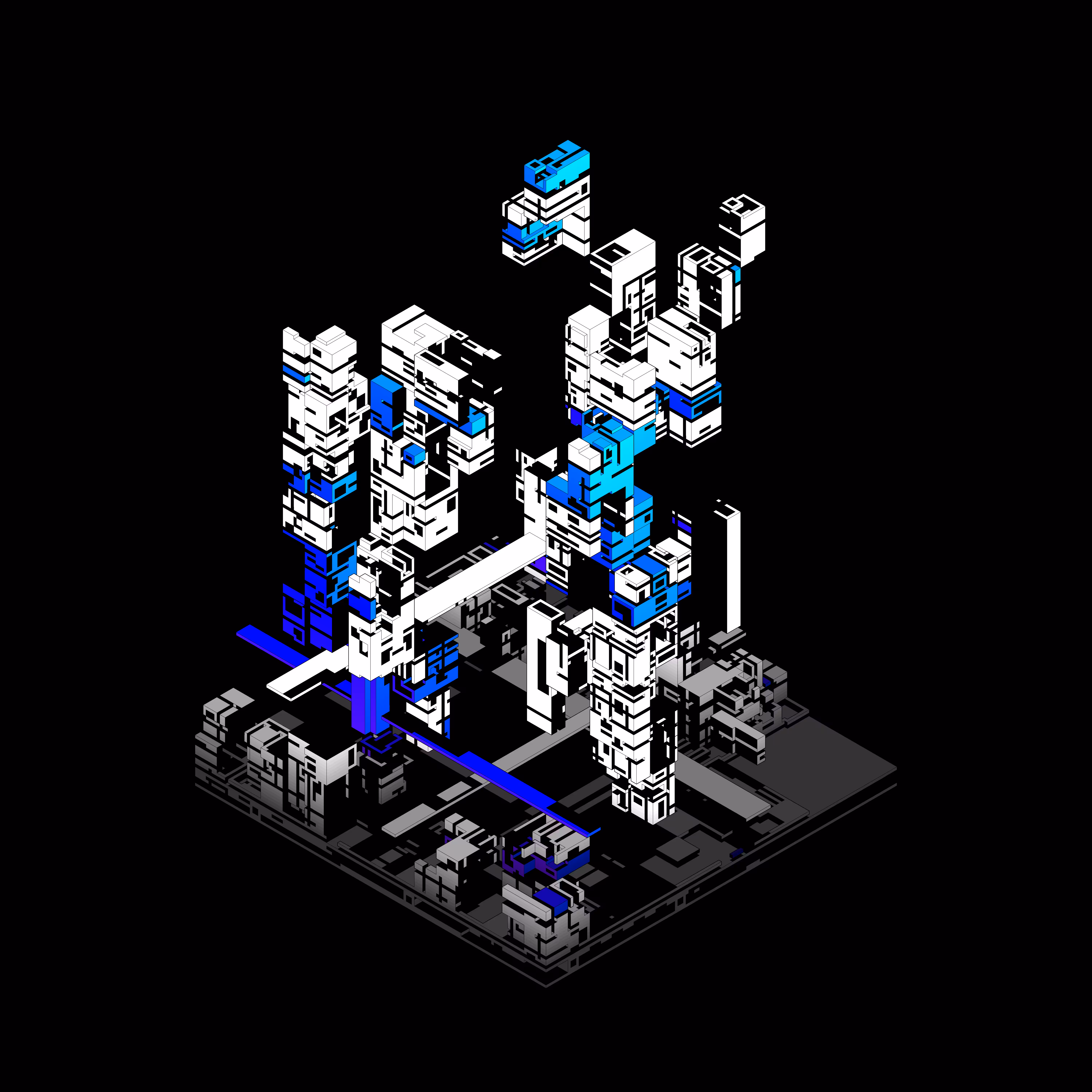 Tiny, stark tile #003