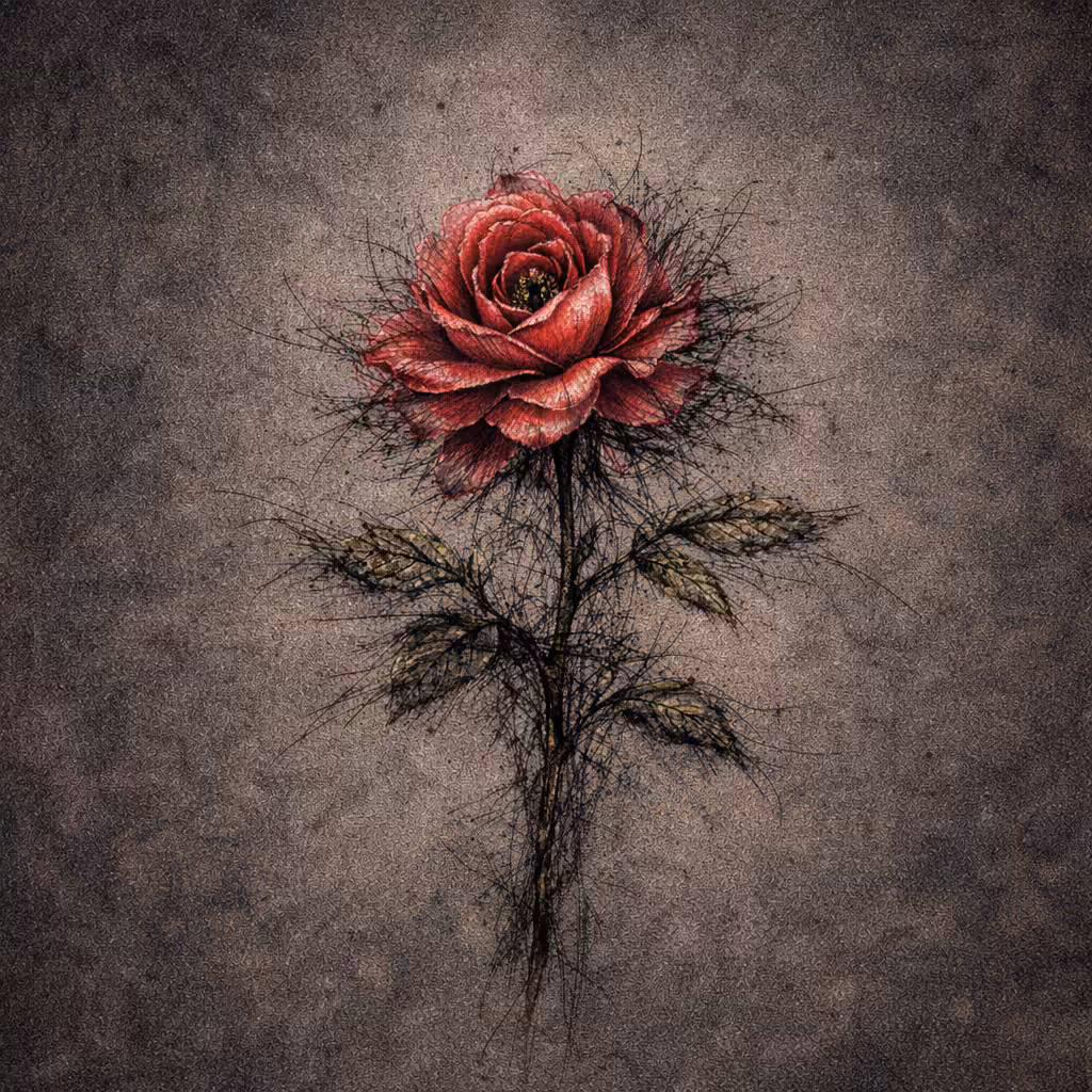 Frayed-Last Rose