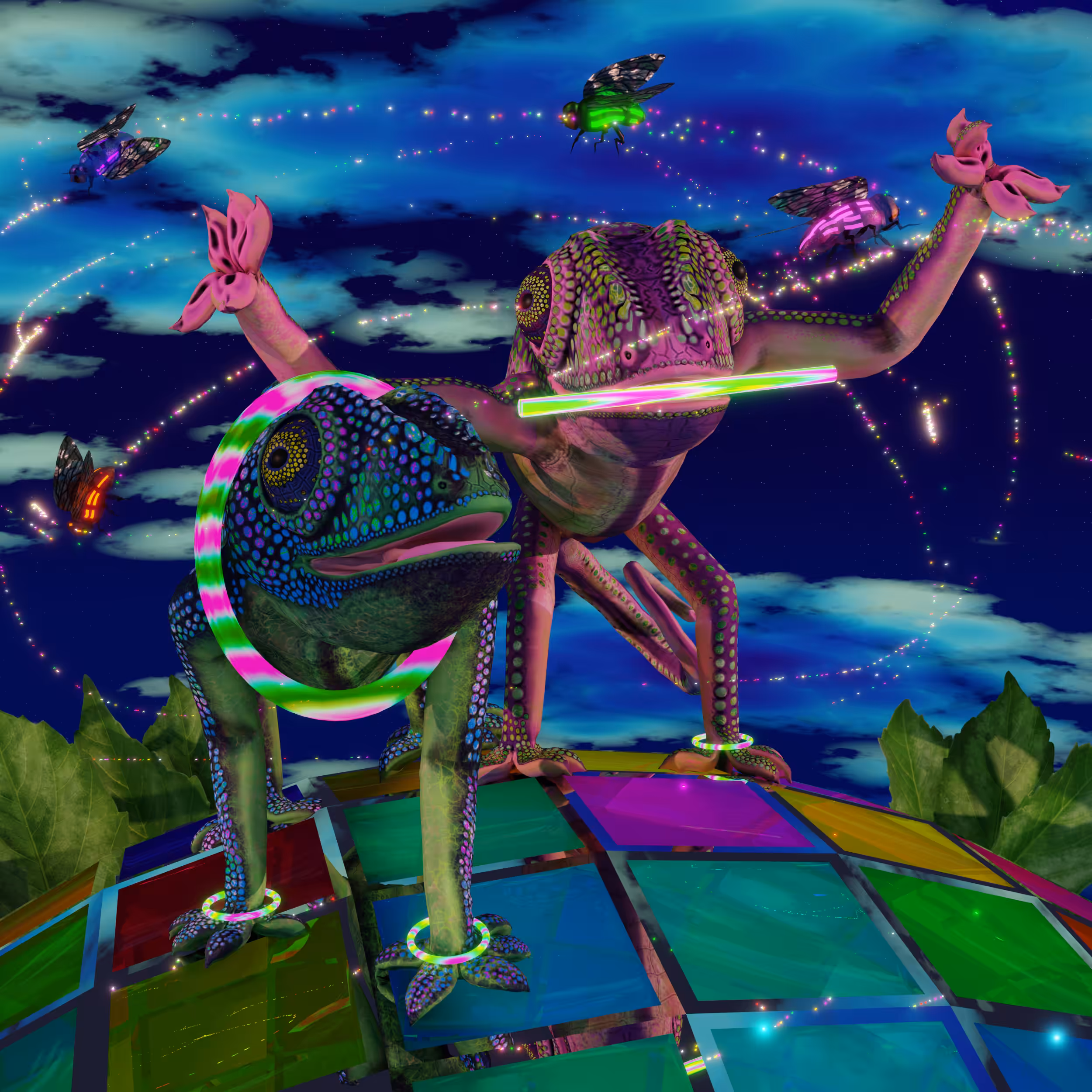 Chameleon Compadres #001