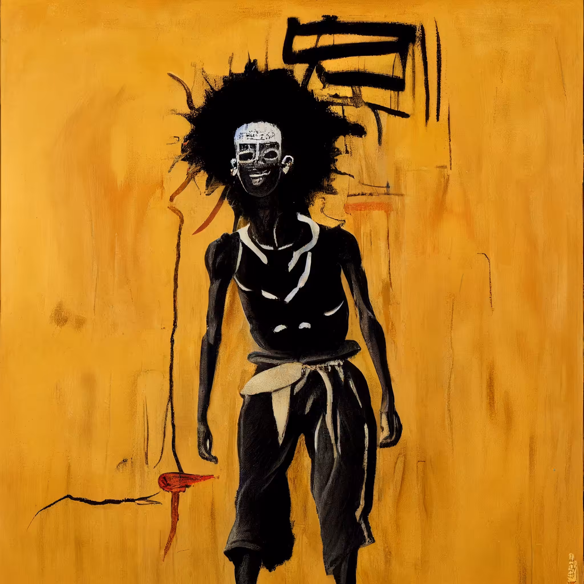 Basquiat Little Creatures: Little Creature #00132