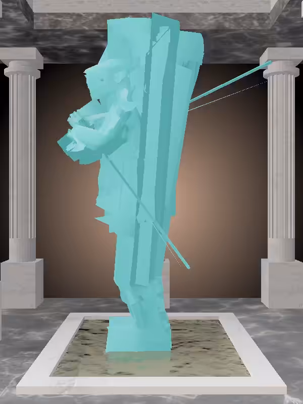 HeavenComputer: The Robotic Minty Green Man #6520