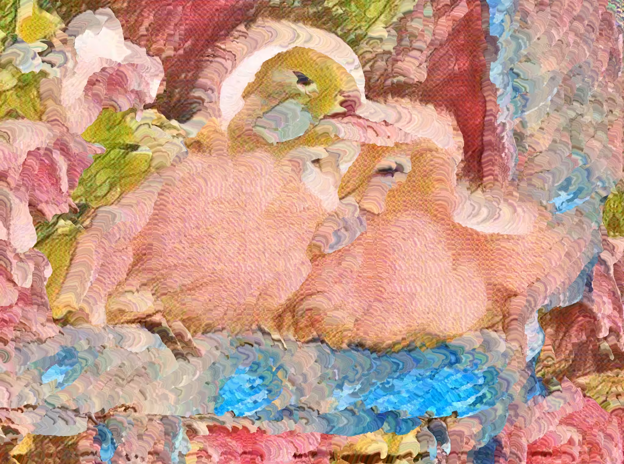 Peach ducks