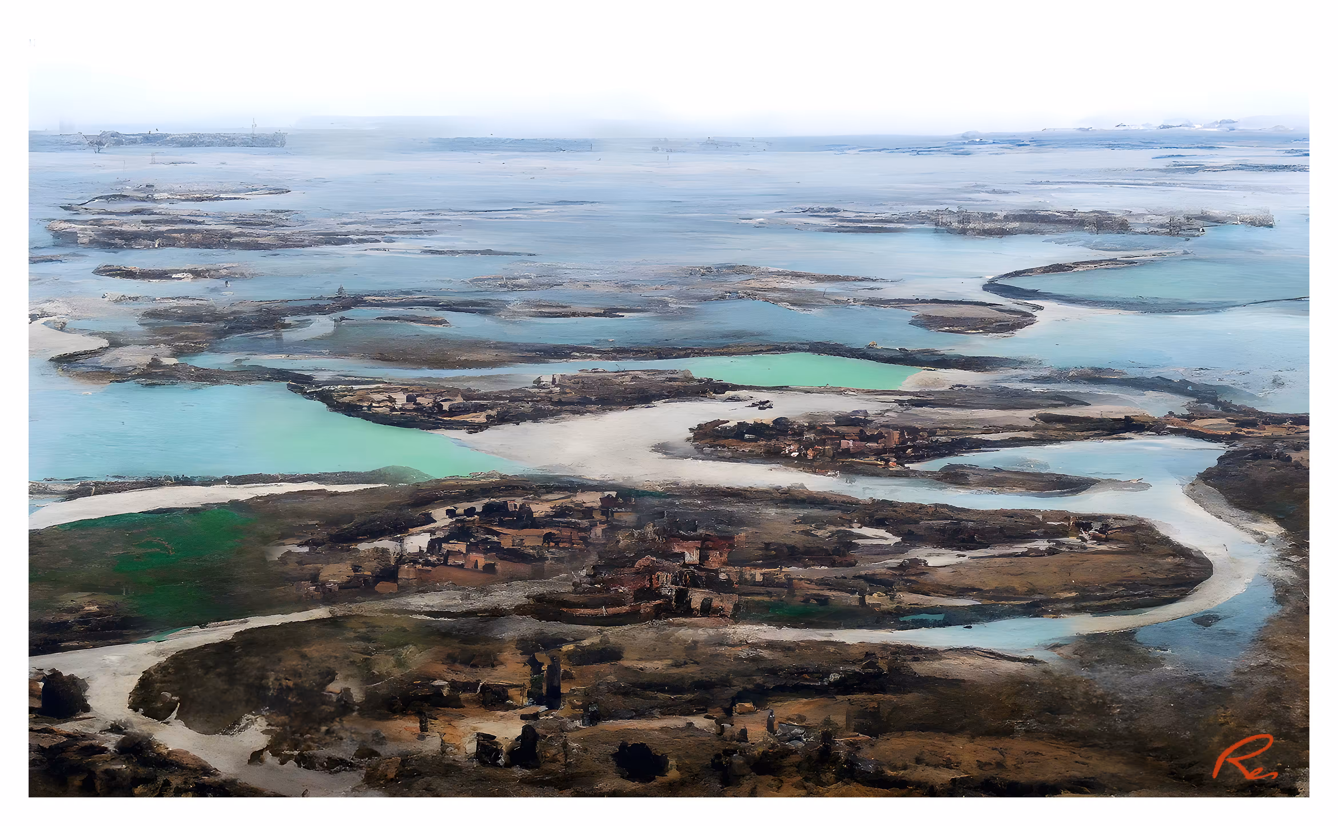Low Tide in Venetian Lagoon