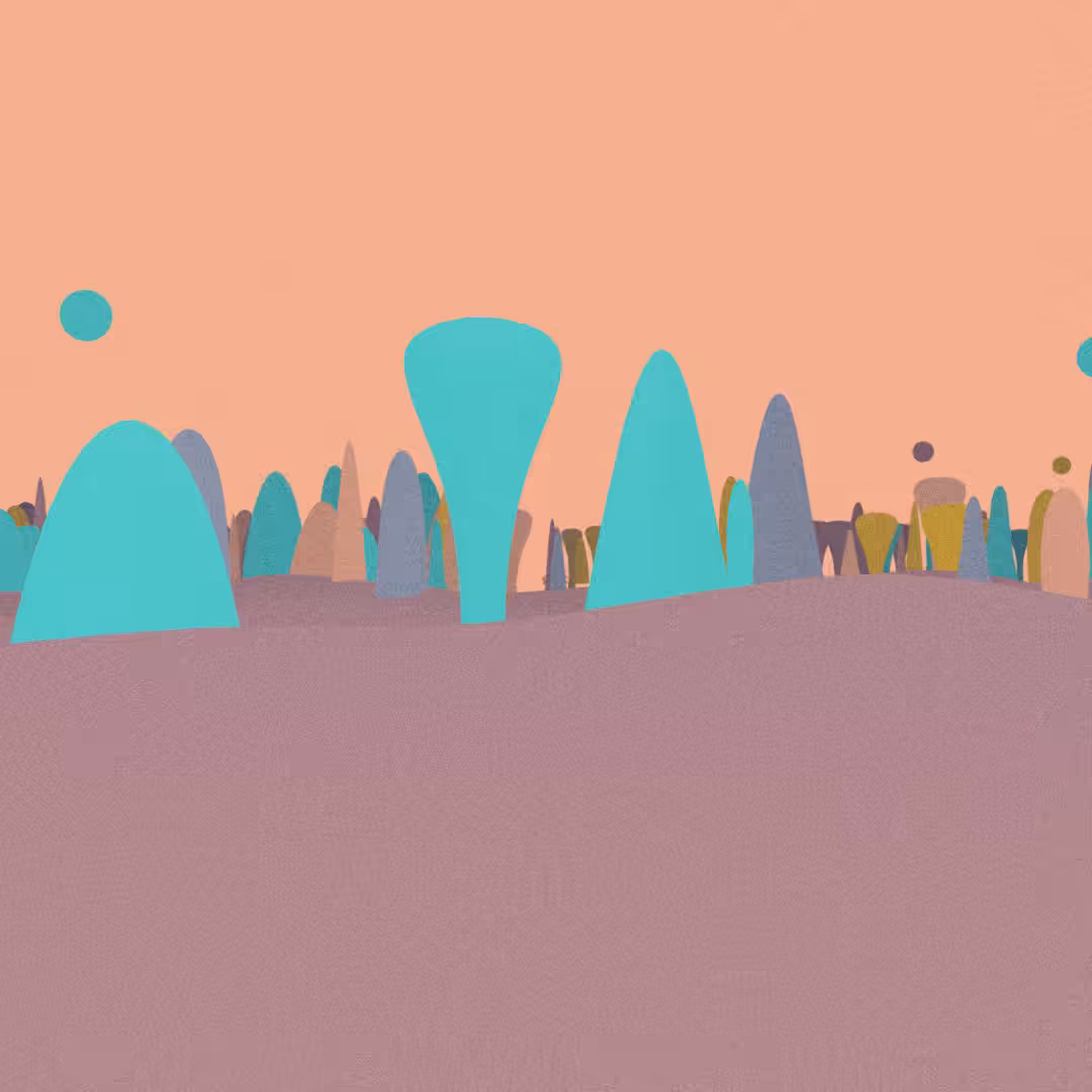 Abstract Environment - Planet Postcard  #2