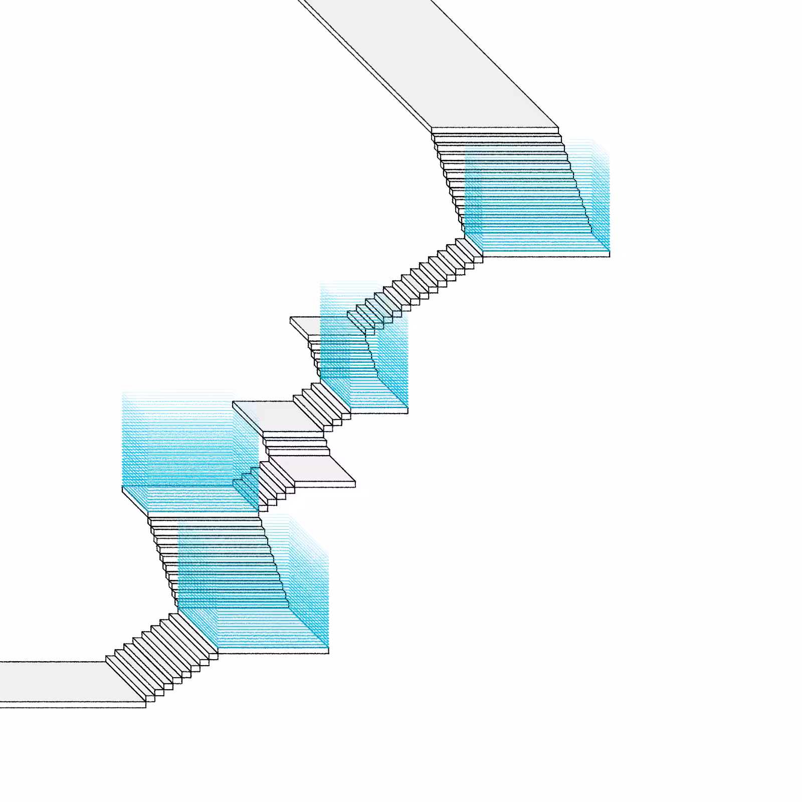Stairs in a room #121
