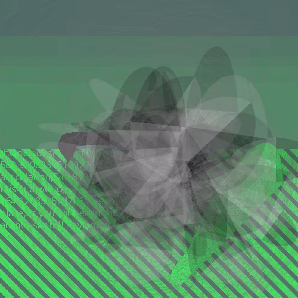 Generative composition: object in space #8