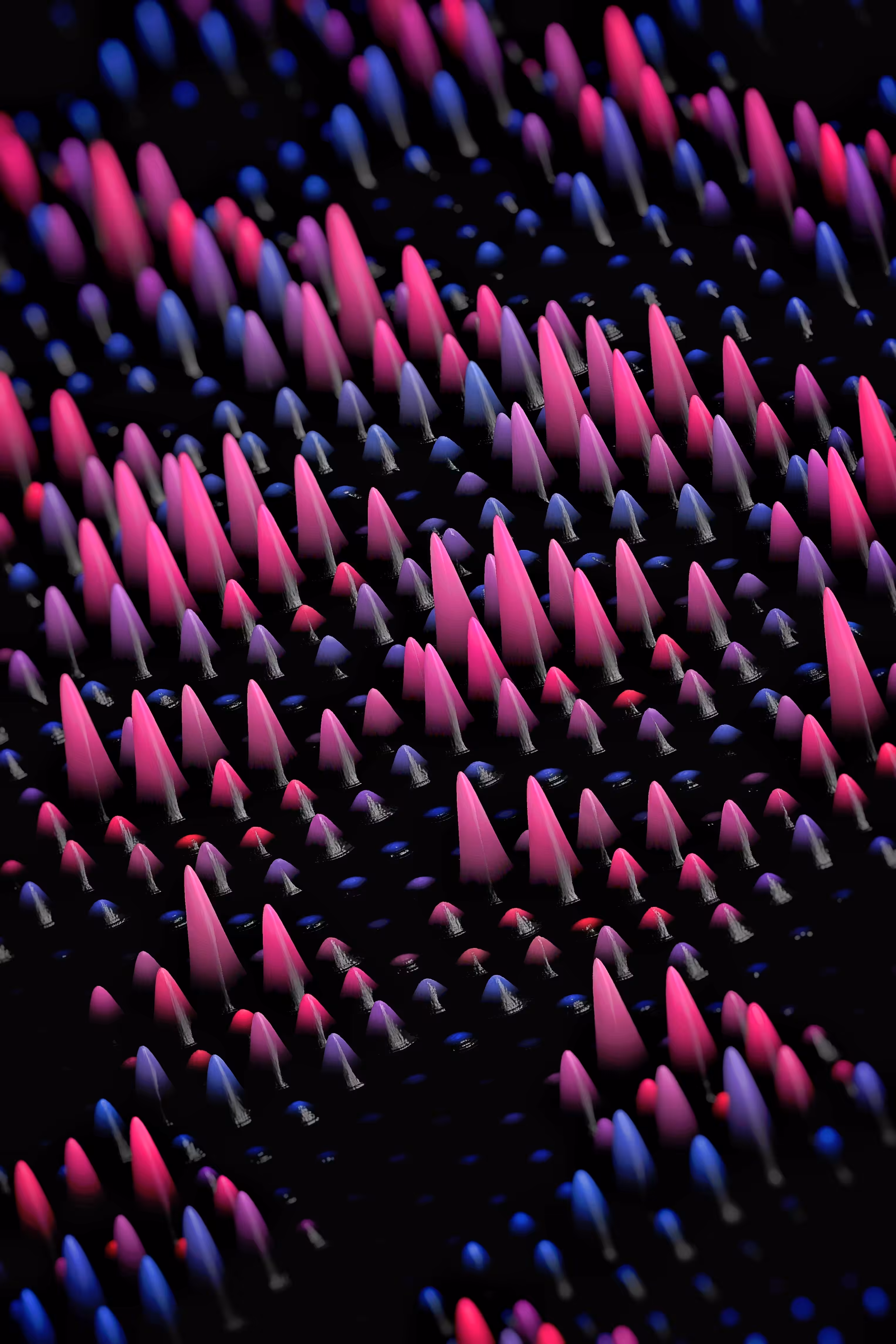 purple protrusions