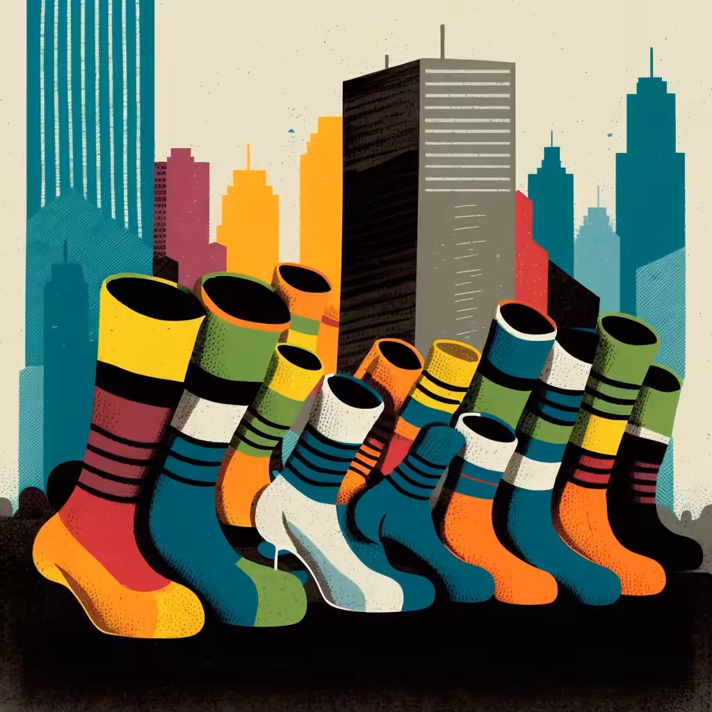 SOCKS IN THE CITY