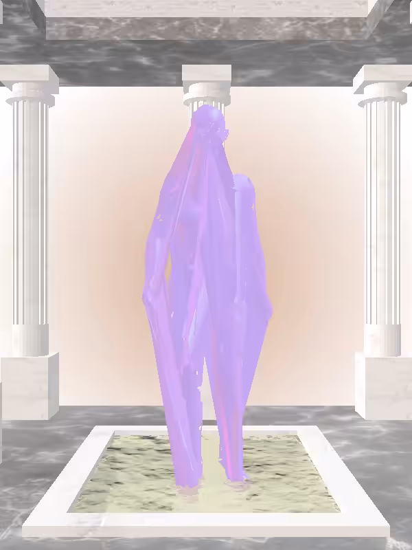 HeavenComputer: The Receding Bright Purple Woman #1266