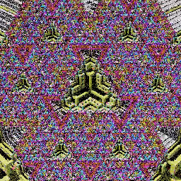Colorful cubic sponge forms #67