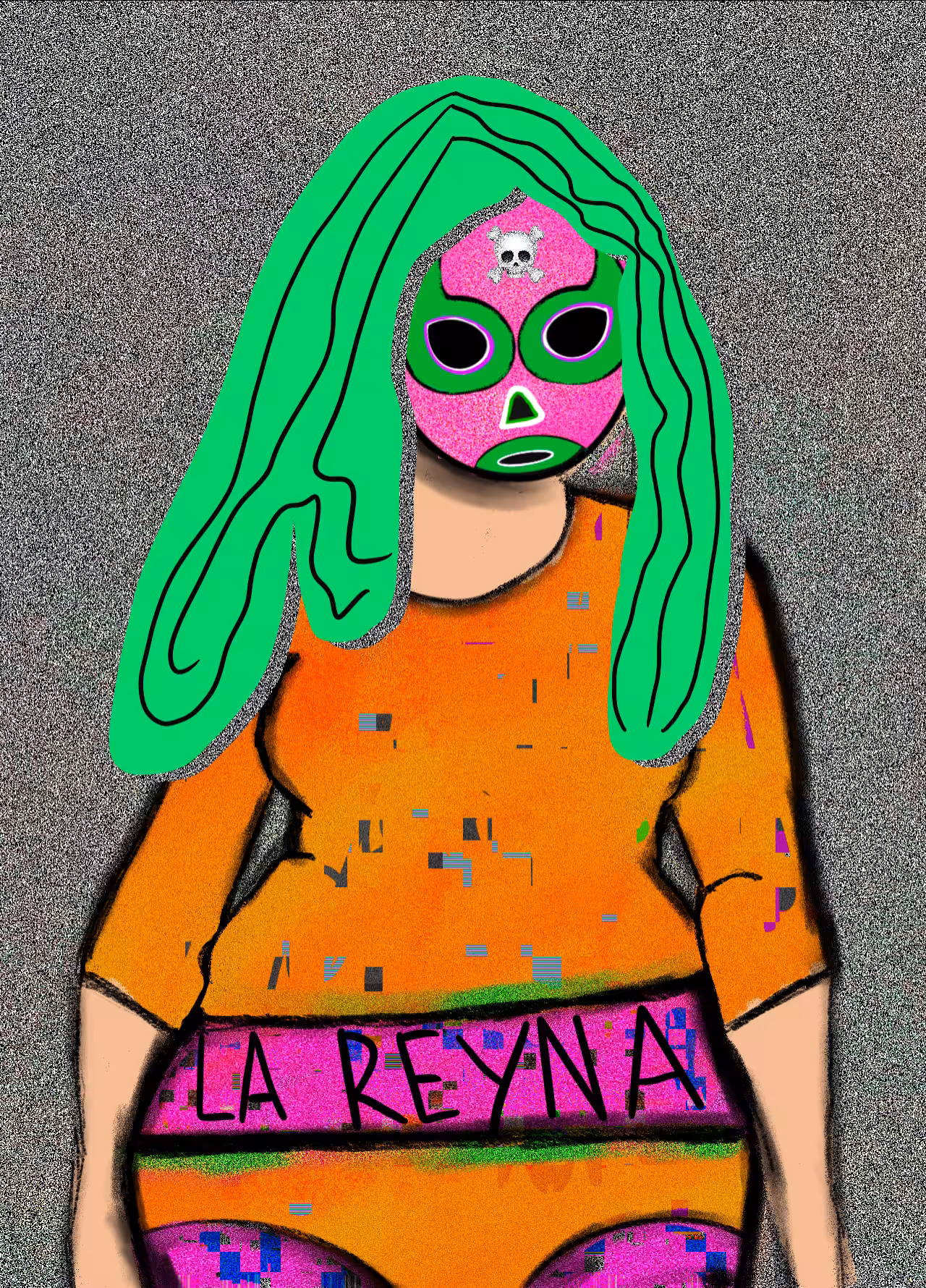 NFT luchadora #62
