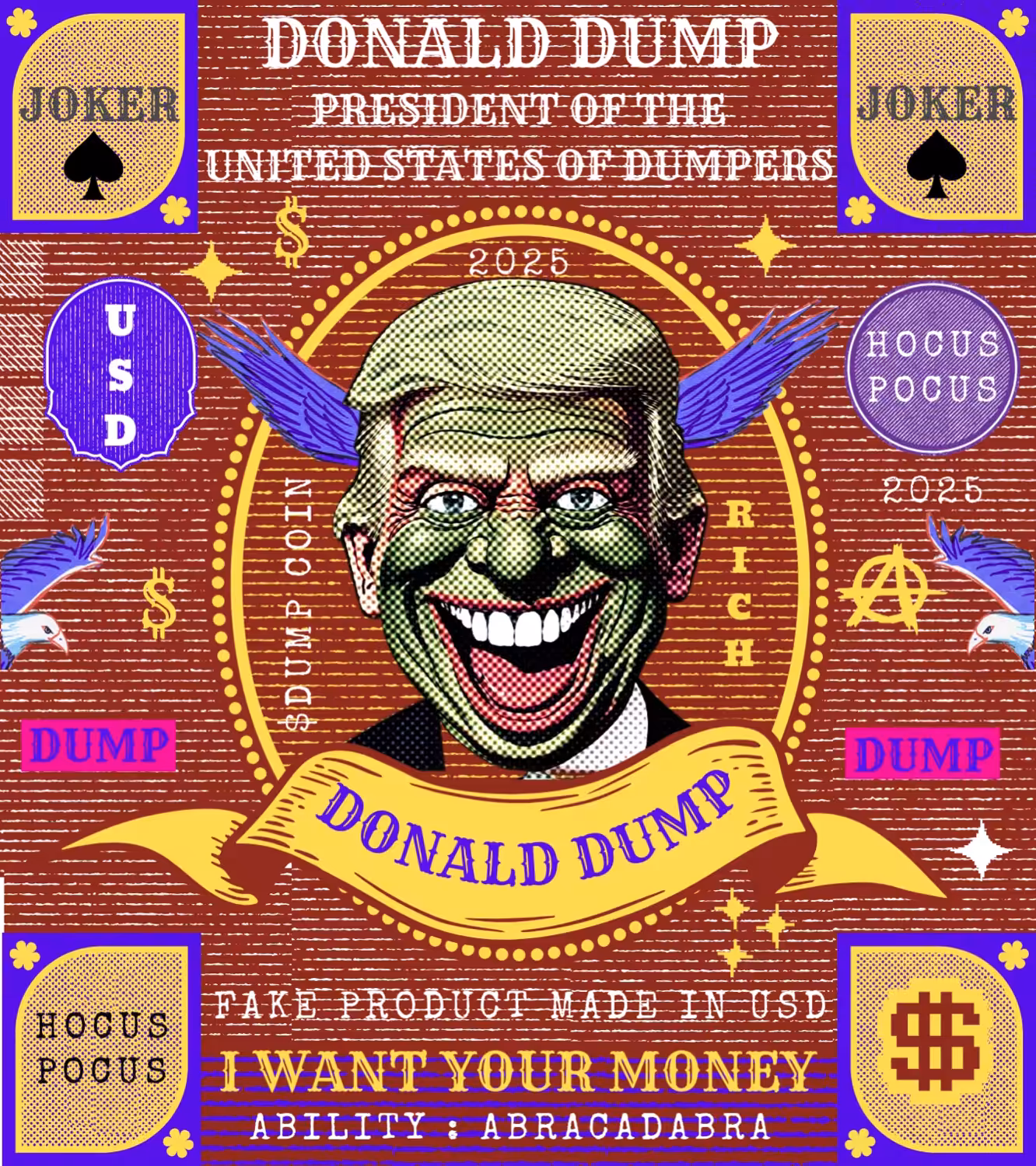 Rodeo posts: DONALD DUMP CARD