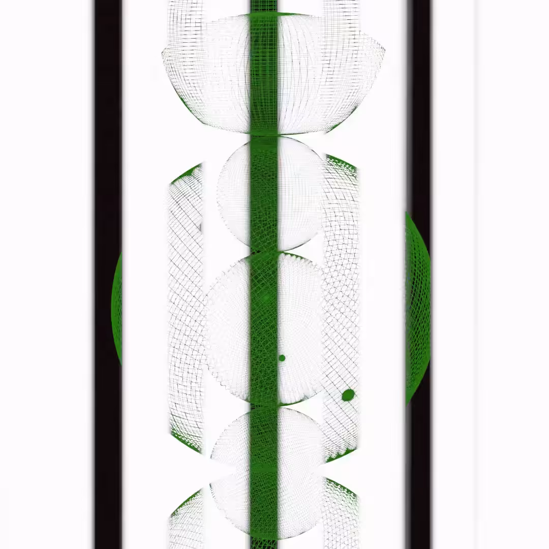 Zoetrope Spheres (green)
