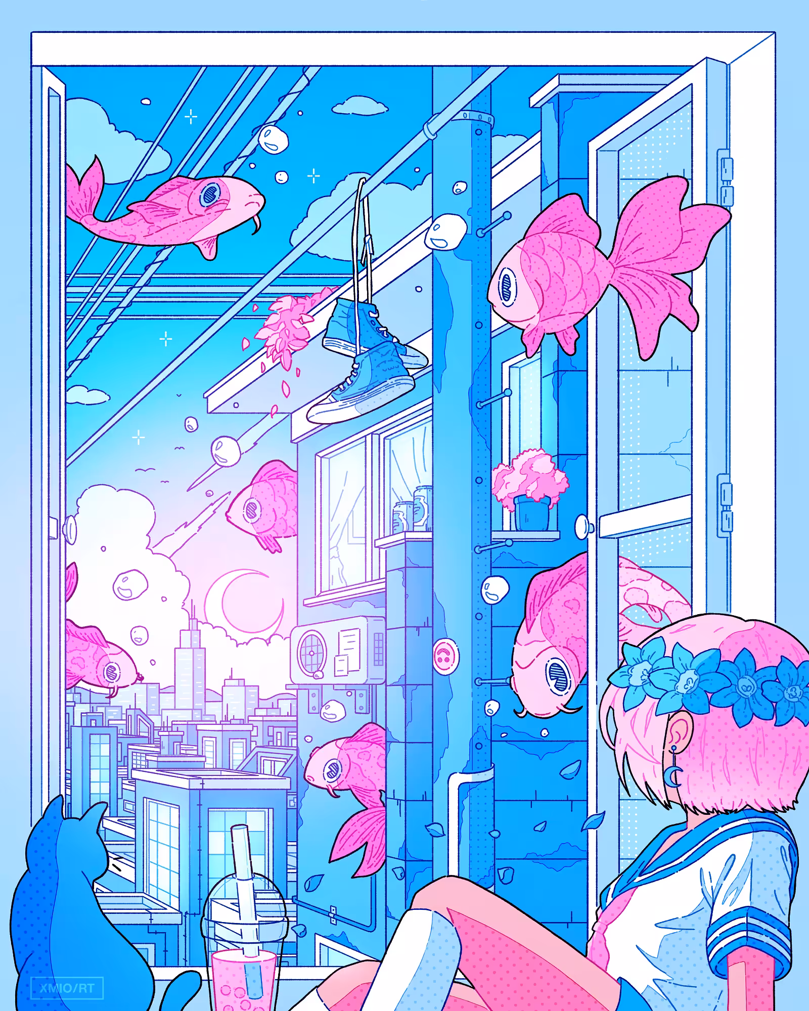 Blue Window