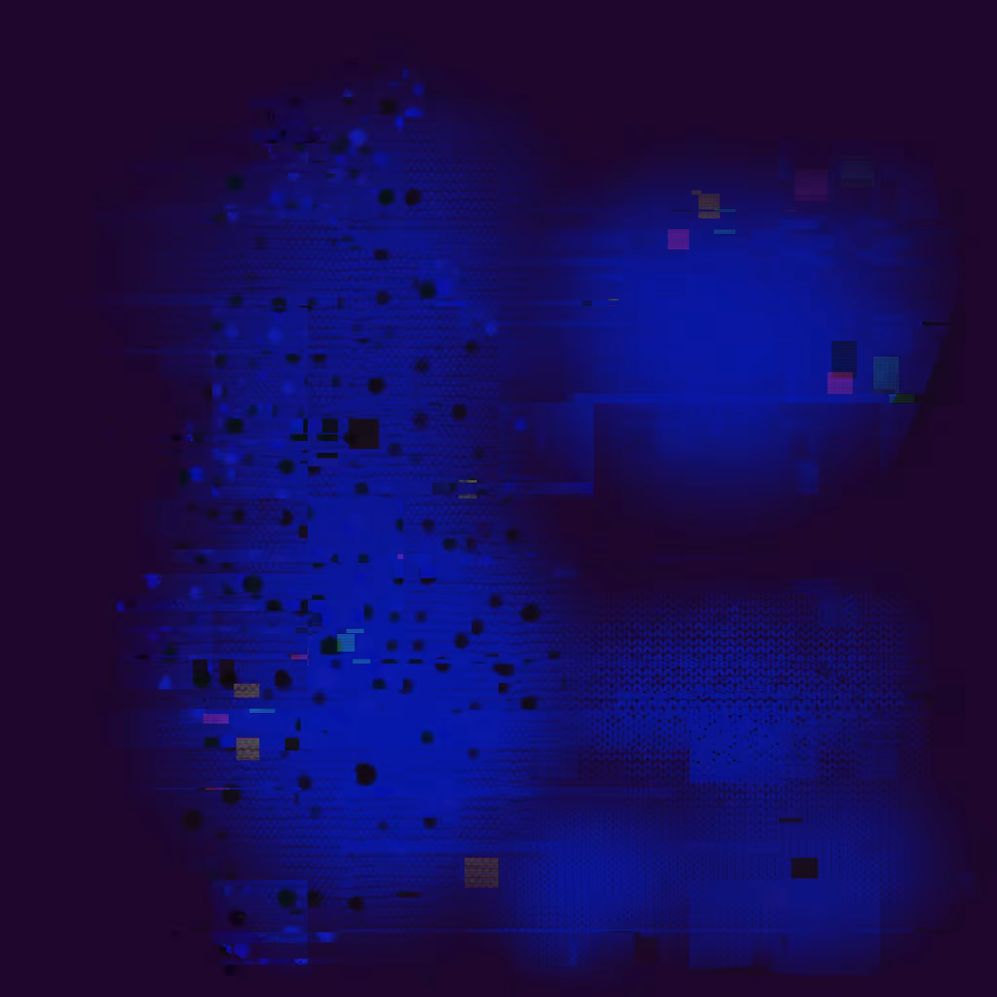 Abstract fantasies: Blue thought