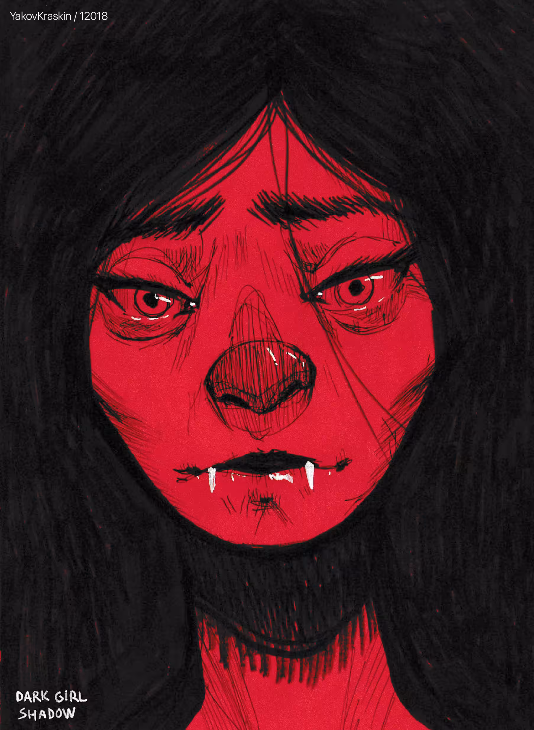 46_Sketch_Dark_girl_shadow
