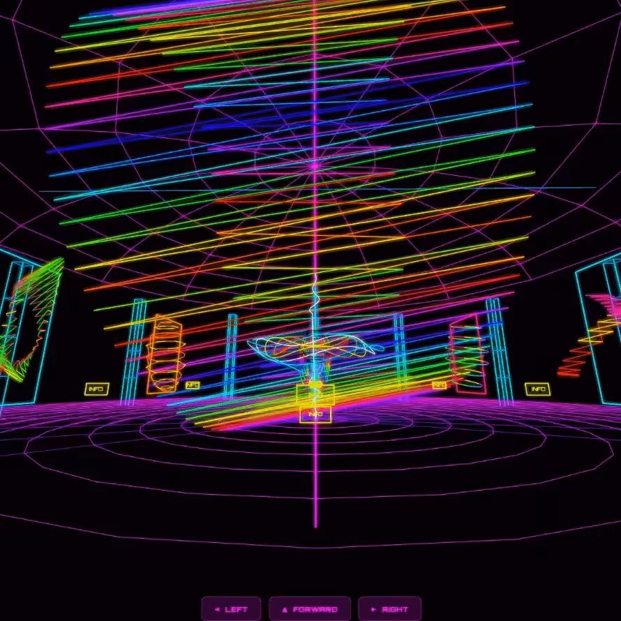 🌀 Quantum Neon Circular Gallery🌀