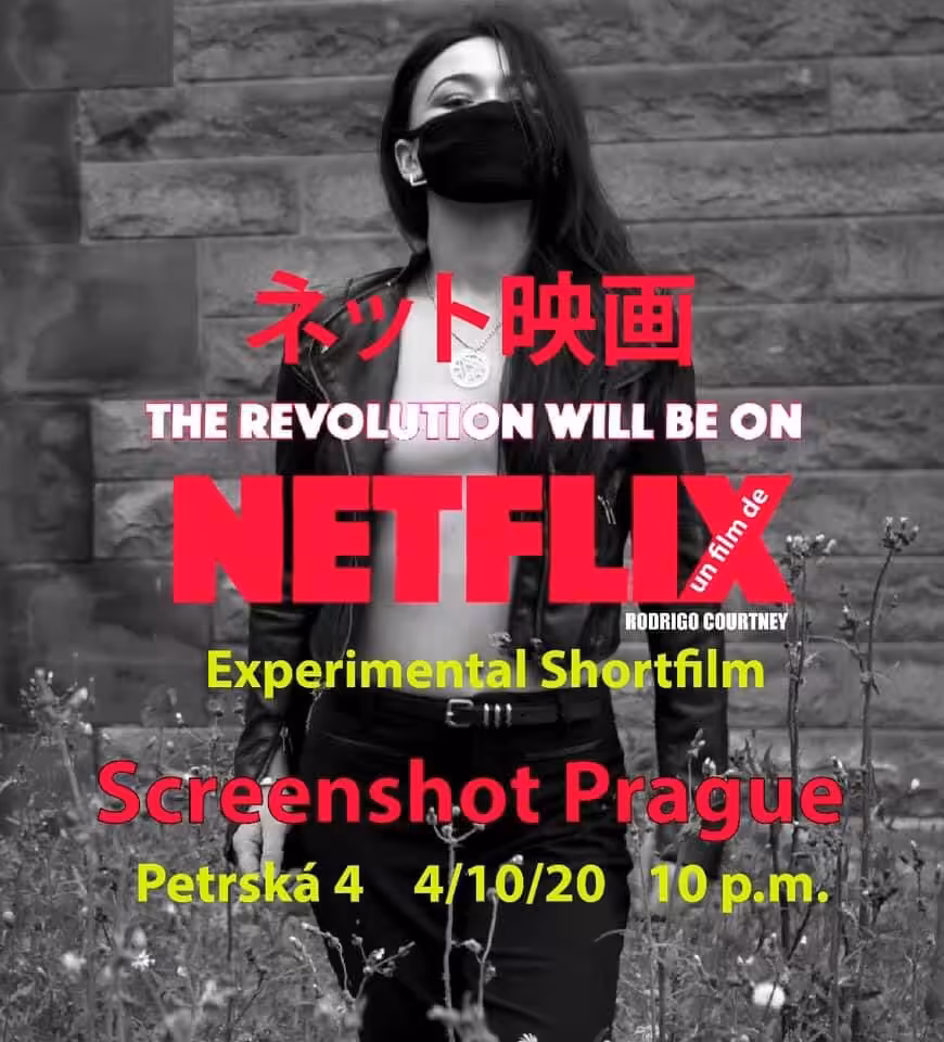 The Revolution will be on Netflix Poster (Prague)
