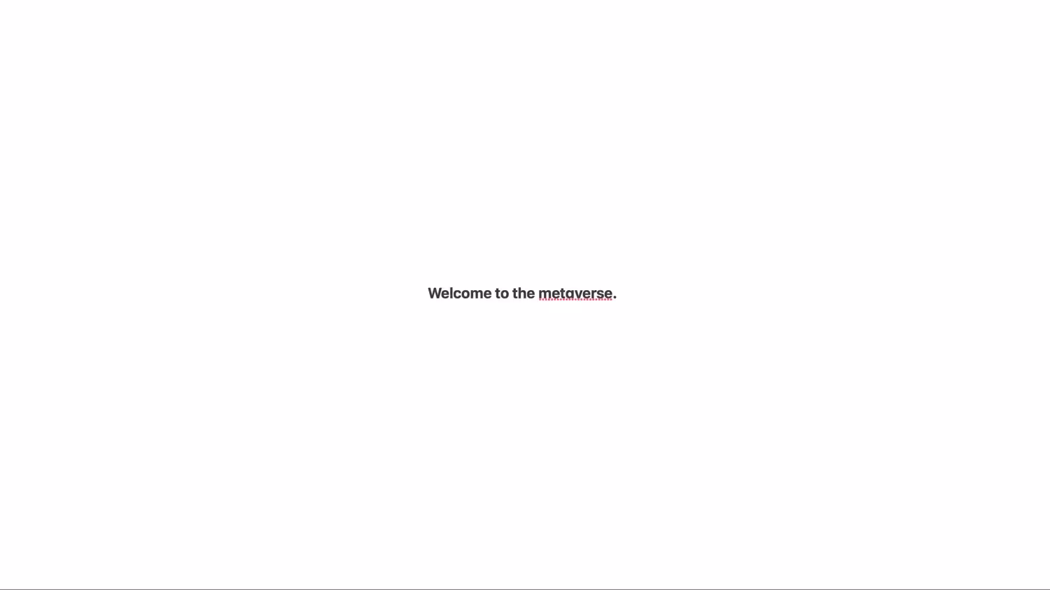 THE METAVERSE (2022)