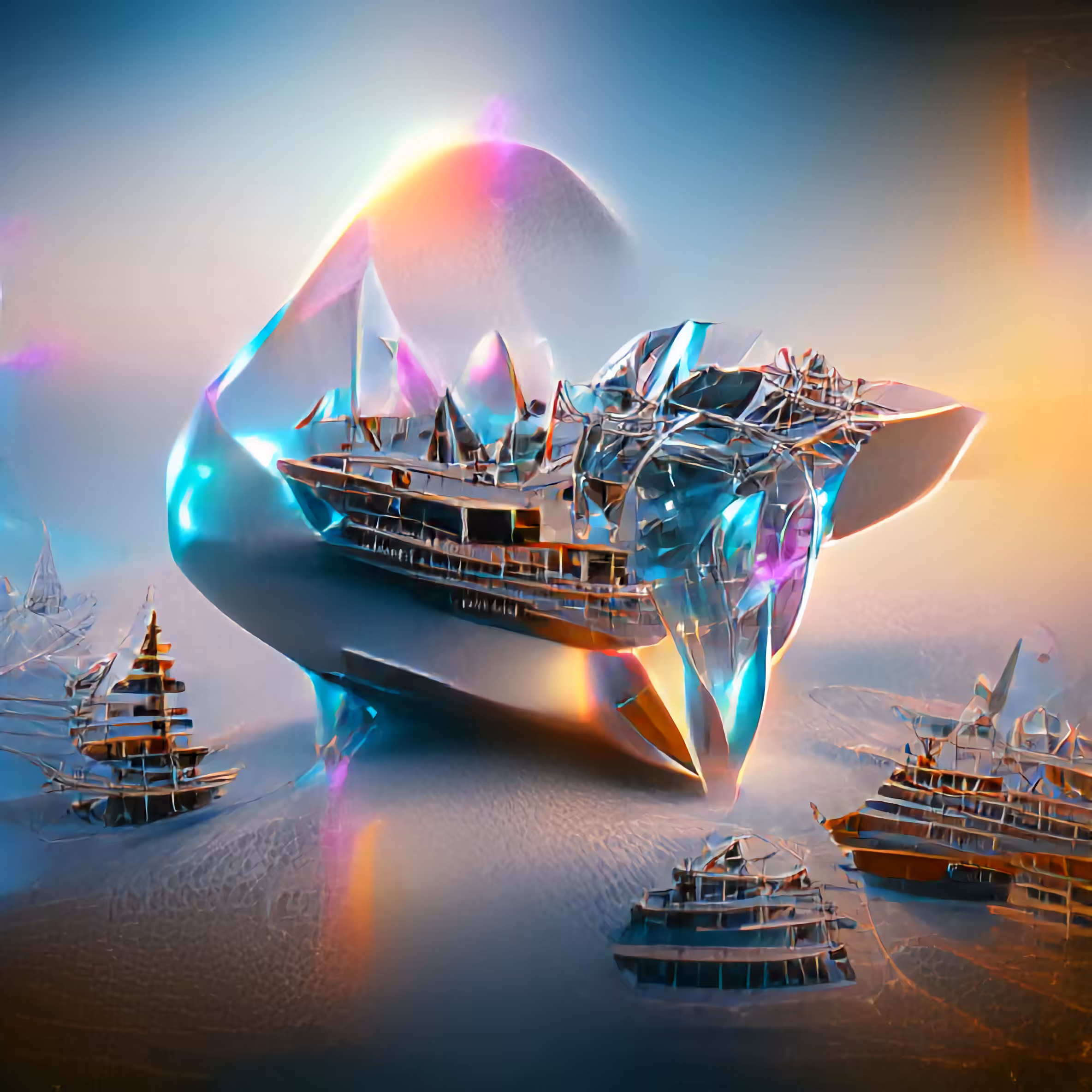 Crystal ship