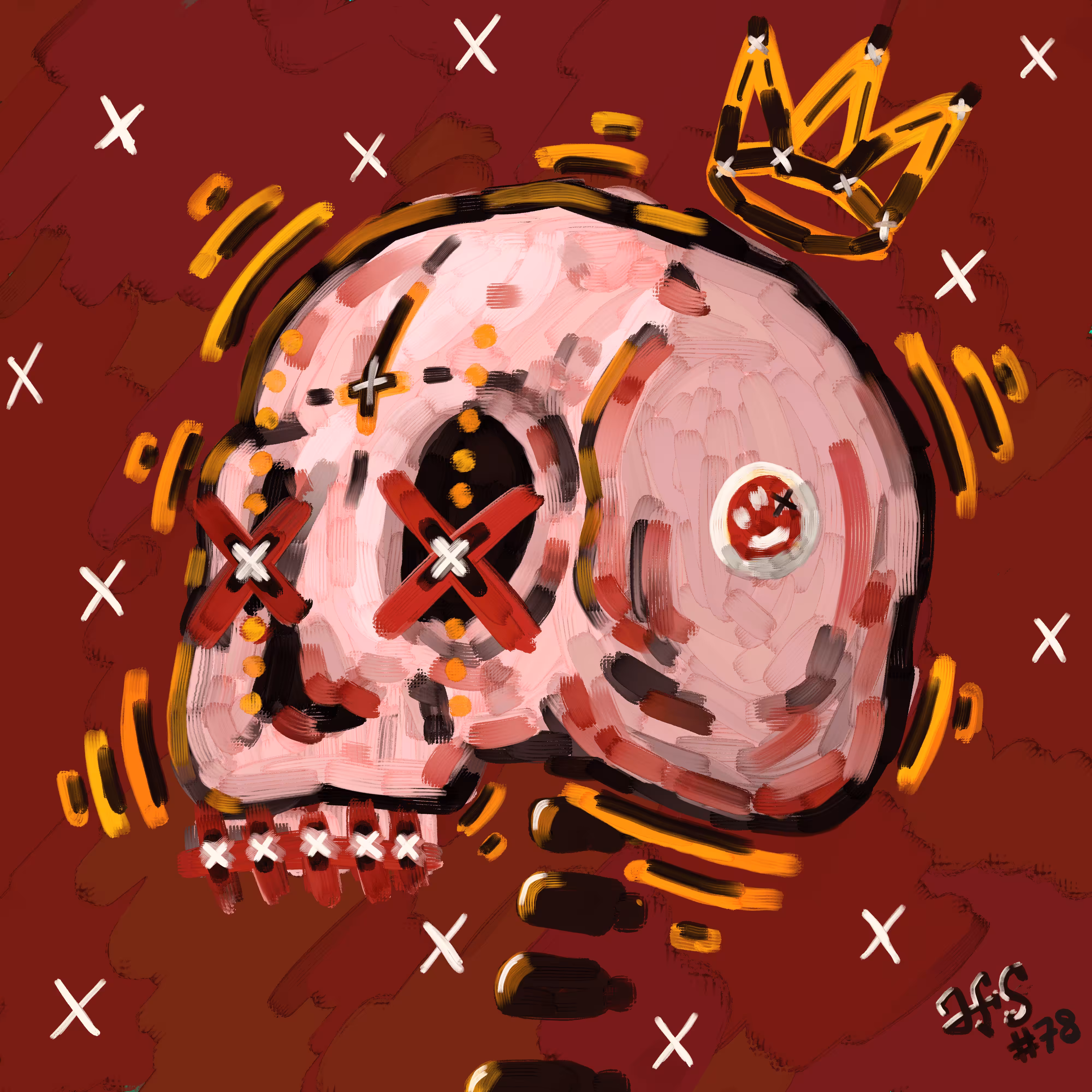 Almost Fancy Skull #78
