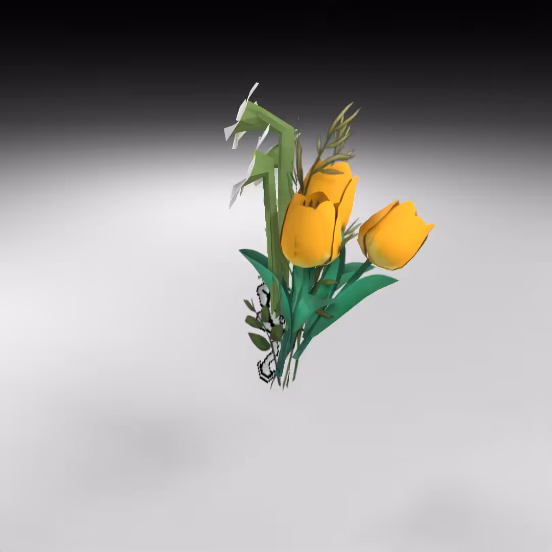 Hand-hacked Bouquet 68
