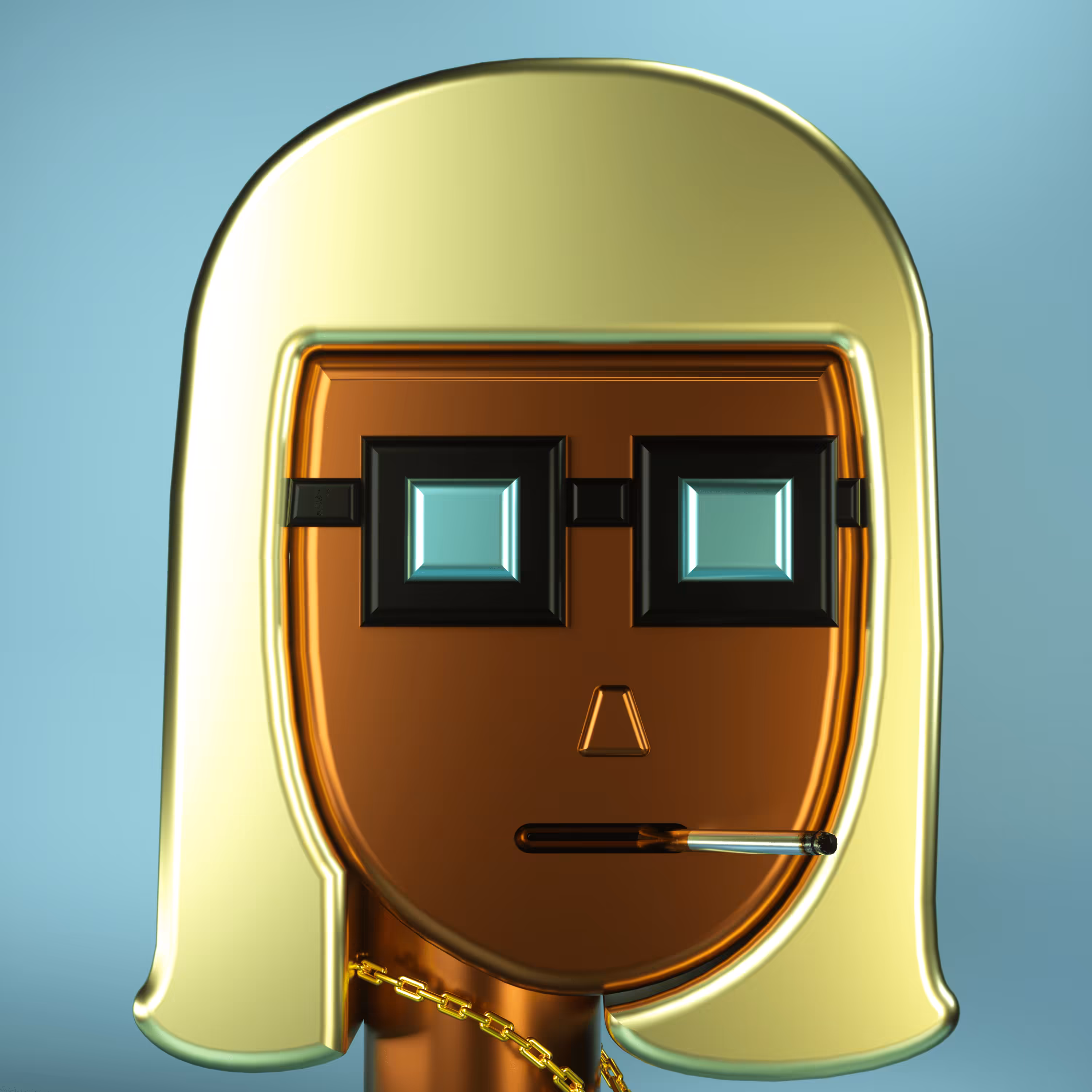 3D Chrome Punk #1083