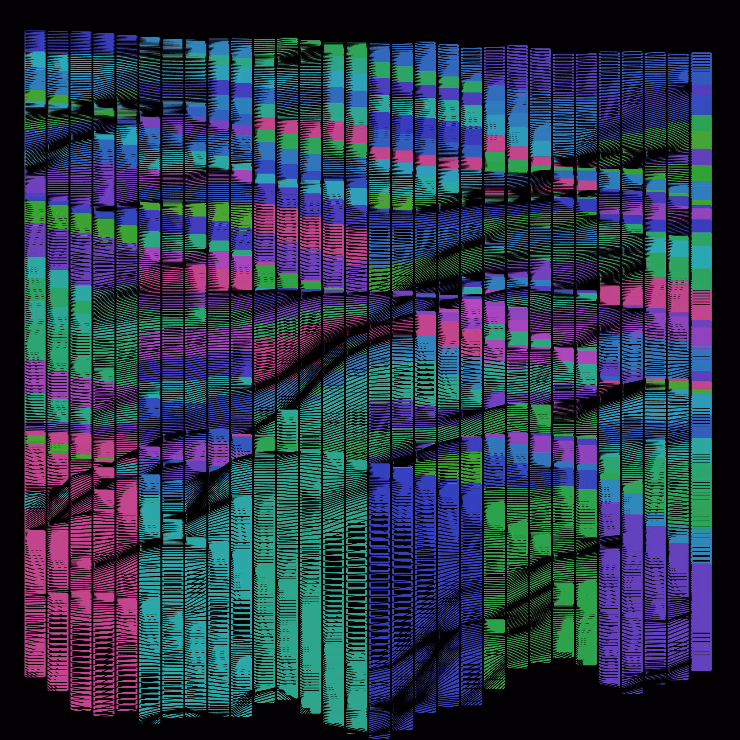 Rainbow mountains #86