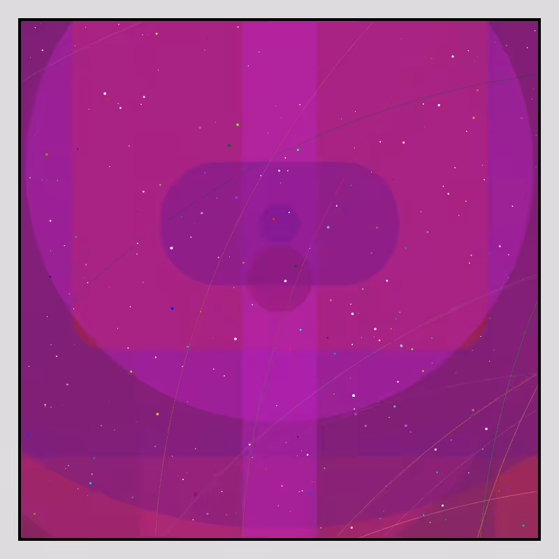 Color Field Starry B #71