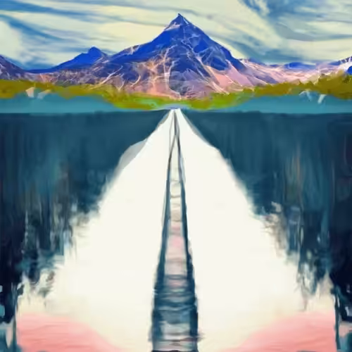 Generated Glitch Landscape #117